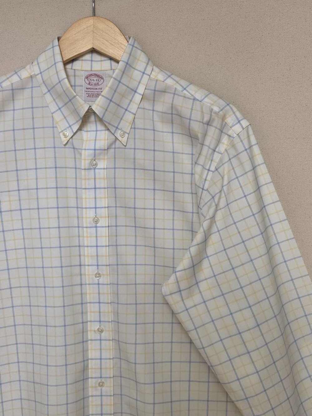 Brooks Brothers Madison Non Iron Stretch Button Down 15.5